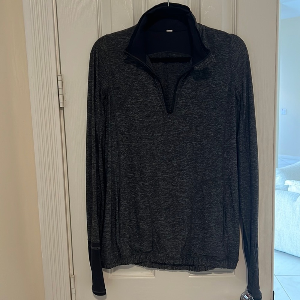 Dark grey Lululemon half zip